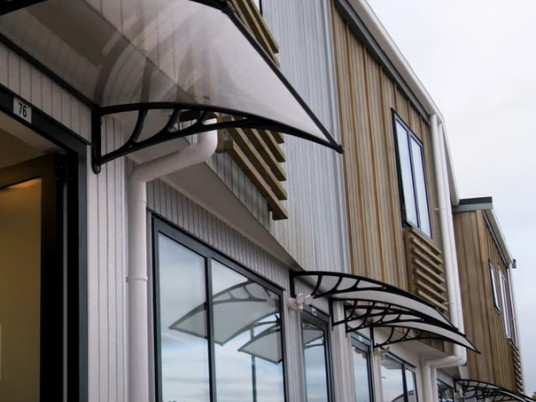 Close up of houses in Kaikohe's Te Kohekohe housing project