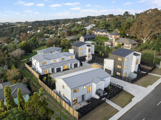 [image] aerial view of Penina Trust housing development in Papakura